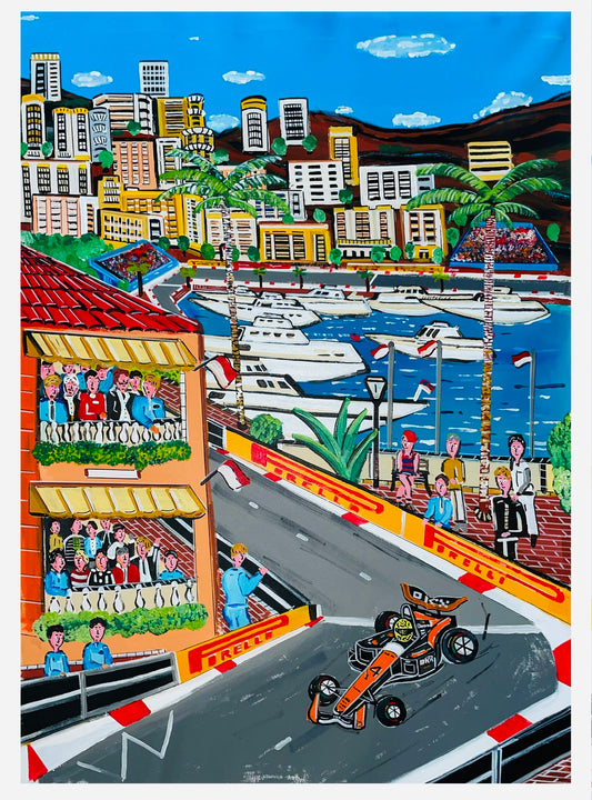 Lando Norris Rascasse Curve Monaco GP 2025