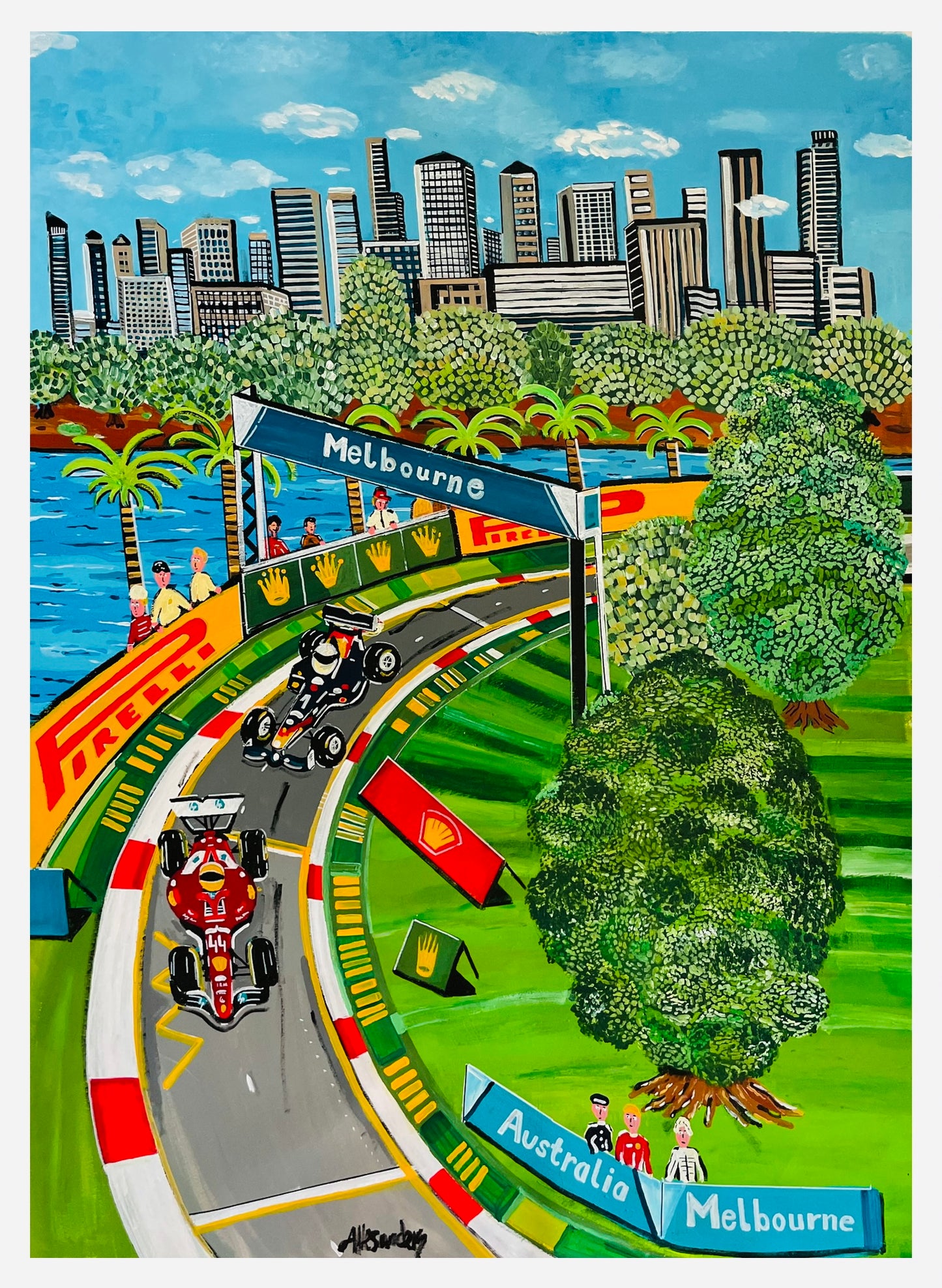 Melbourne GP 2025 Hamilton vs Verstappen
