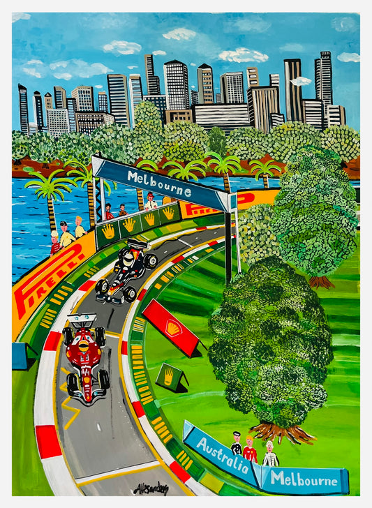 Melbourne GP 2025 Hamilton vs Verstappen