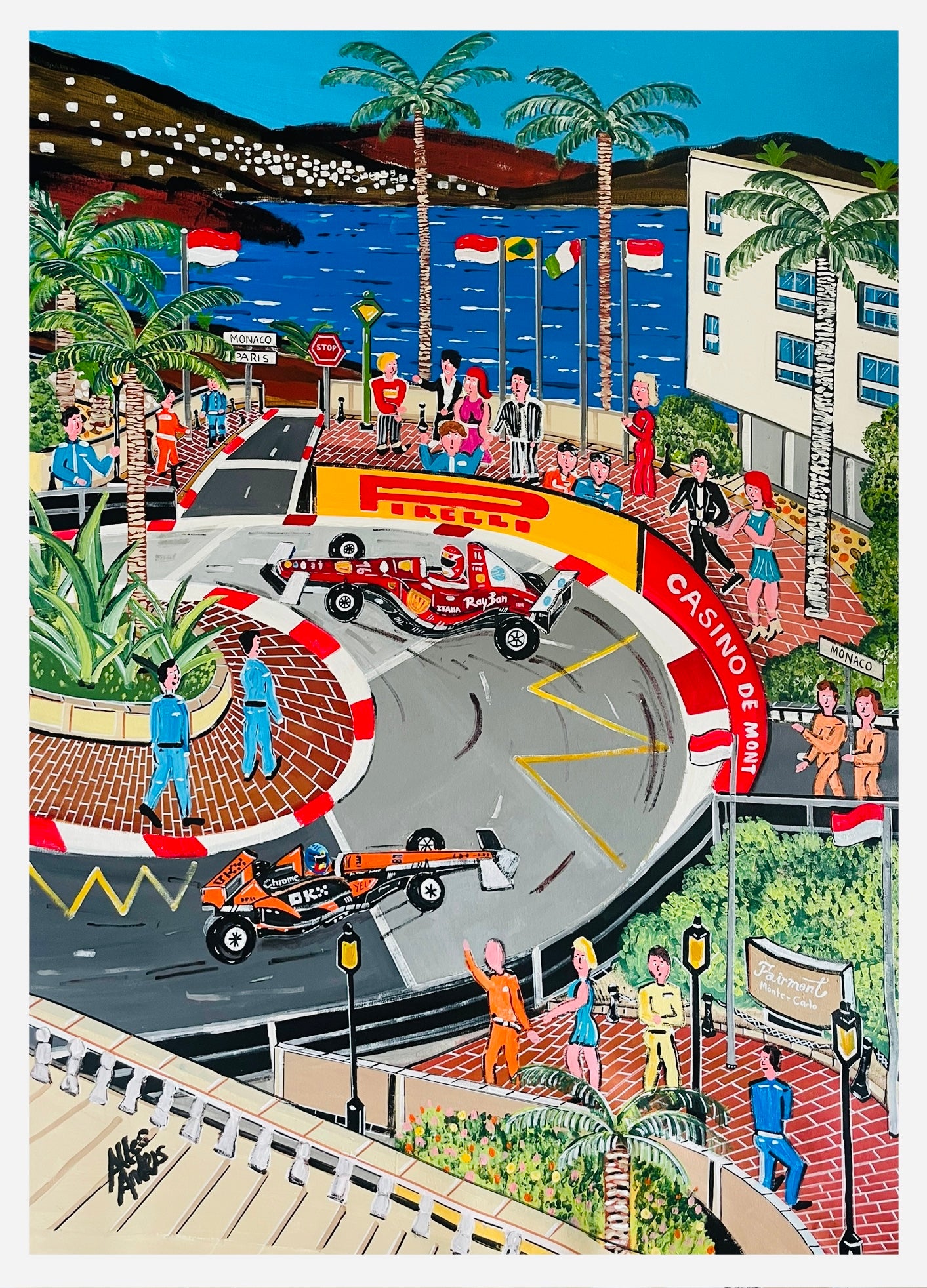 Charles Leclerc & Oscar Piastri Monaco GP2025