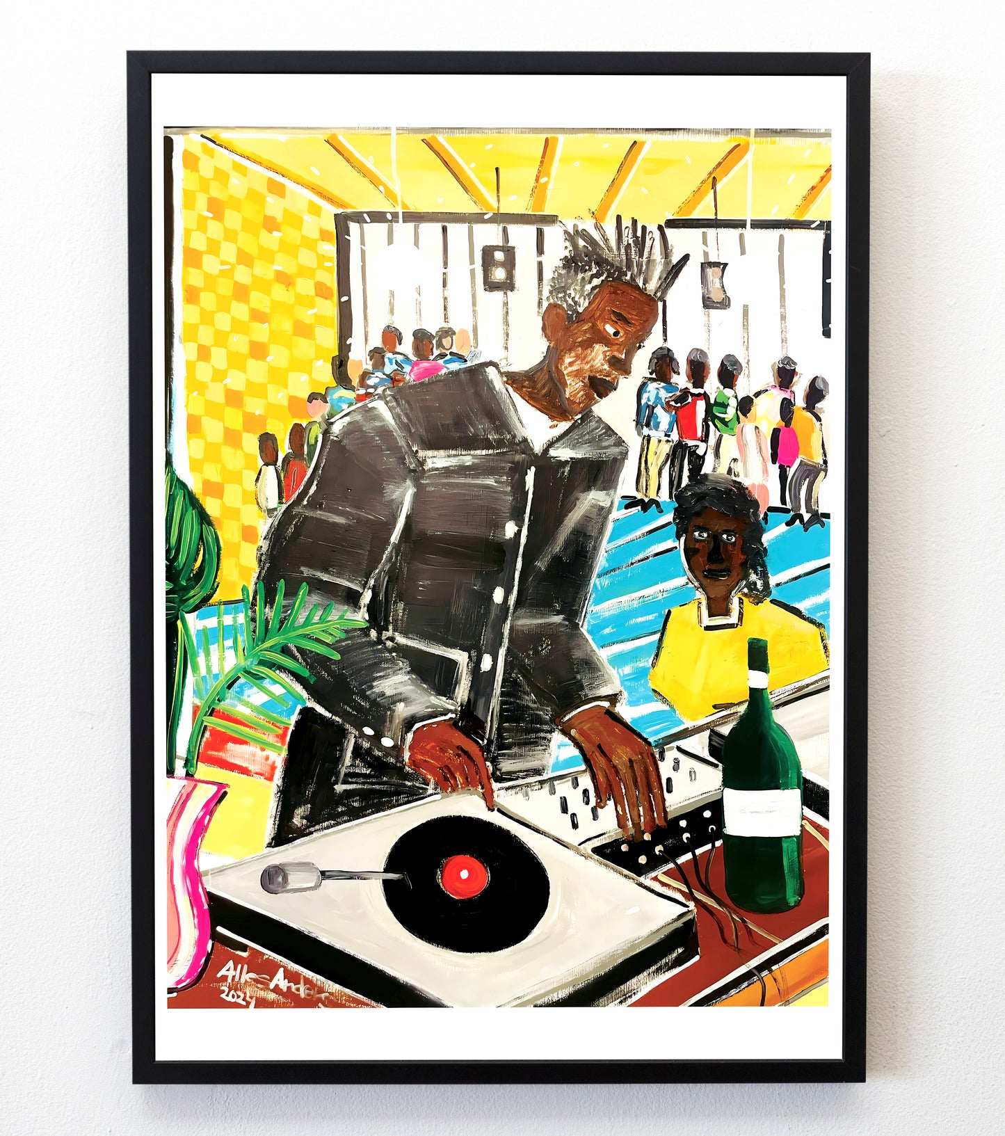 Basquait At Area club 1985