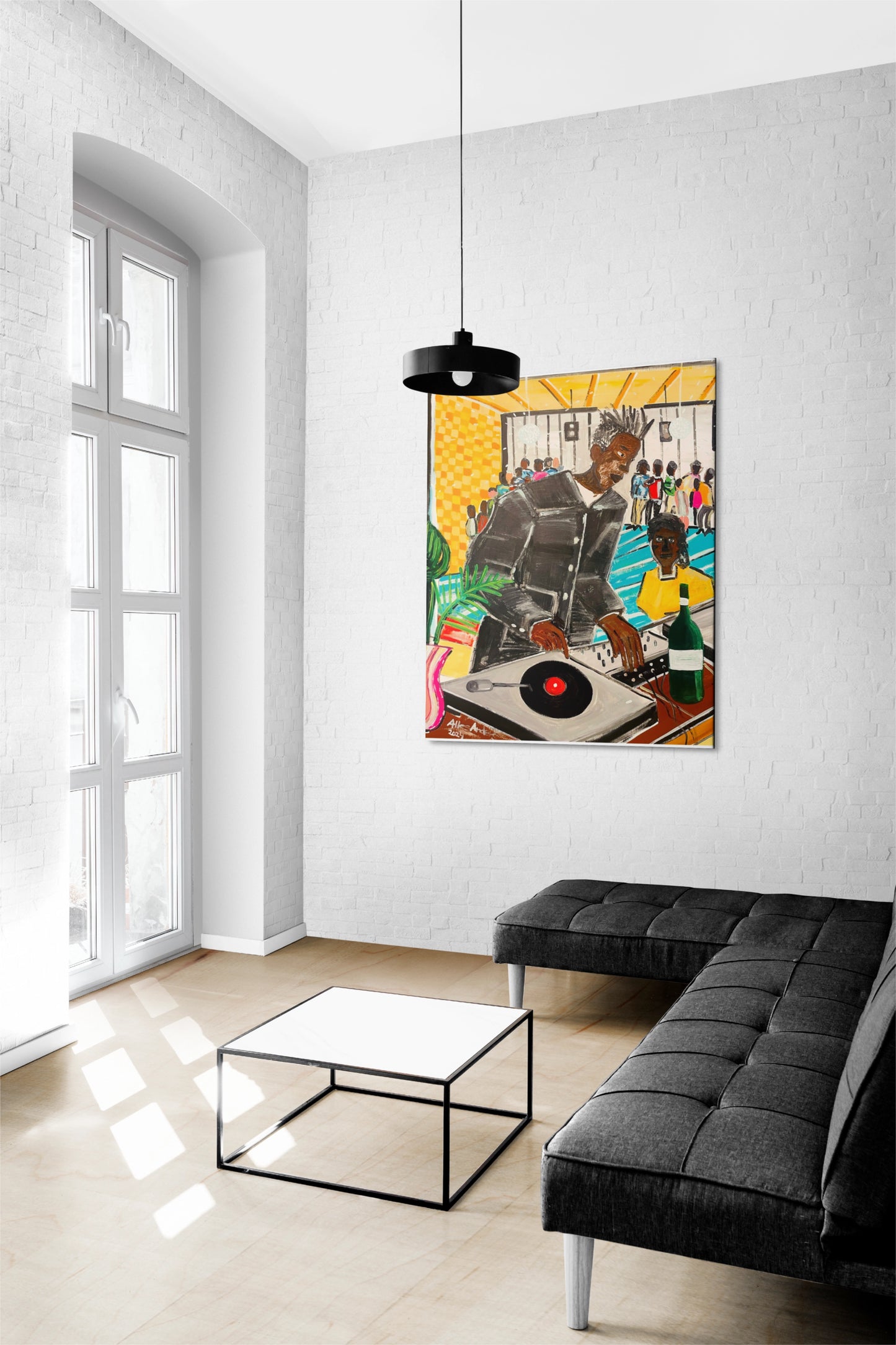 Basquait At Area club 1985