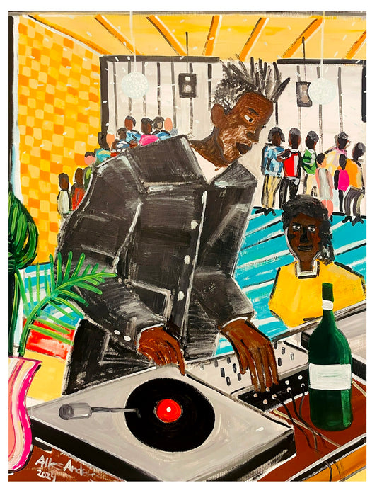 Basquait At Area club 1985