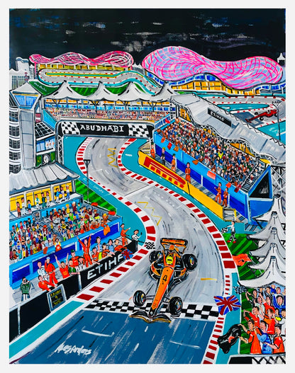 Lando World Champion Abu Dhabi 2025