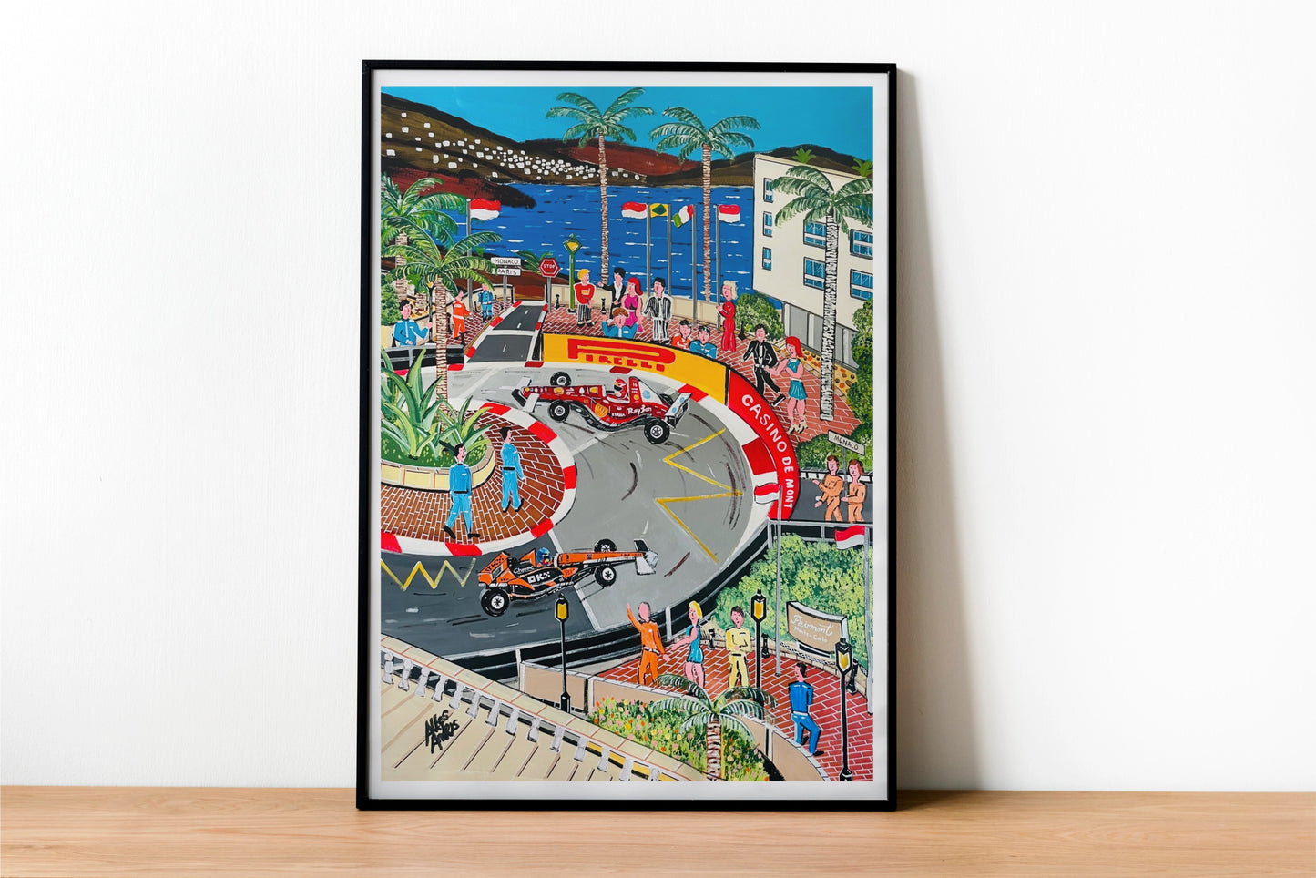 Charles Leclerc  & Oscar Piastri Monaco GP2025