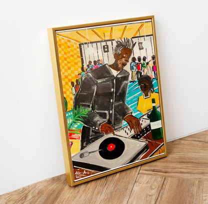 Basquait At Area club 1985