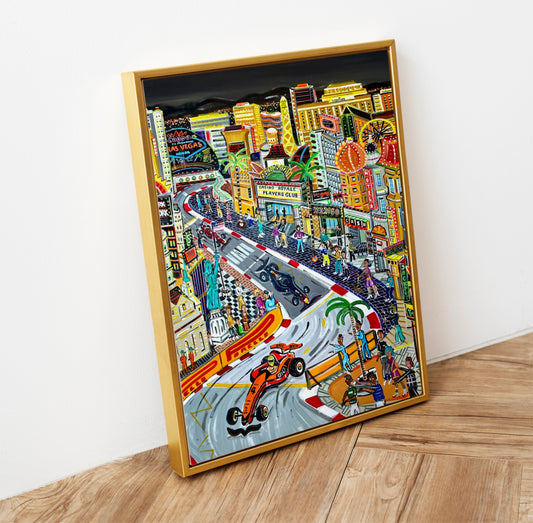 Lando , Max and Charles in Vegas